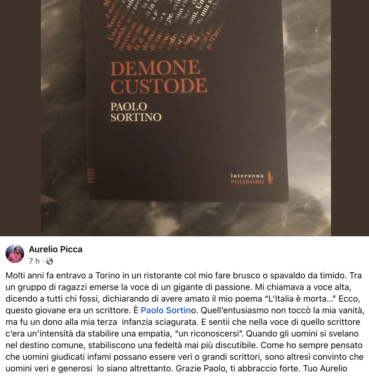 il nuovo romanzo di Paolo Sortino