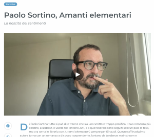 Rai cultura intervista Paolo Sortino