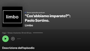 Paolo Sortino è ospite del podcast LIMBO