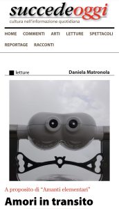Amanti elementari la recensione di Daniela Matronola